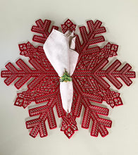 Cargar imagen en el visor de la galería, Set de 6 Servilletas de Lino Crema 40x40